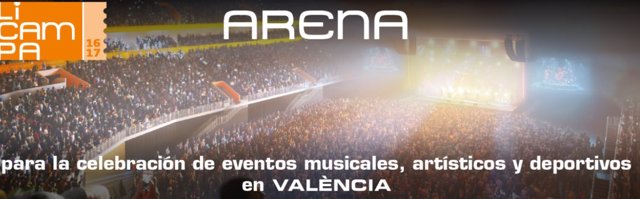 Proyecto de construcción del Arena en València 