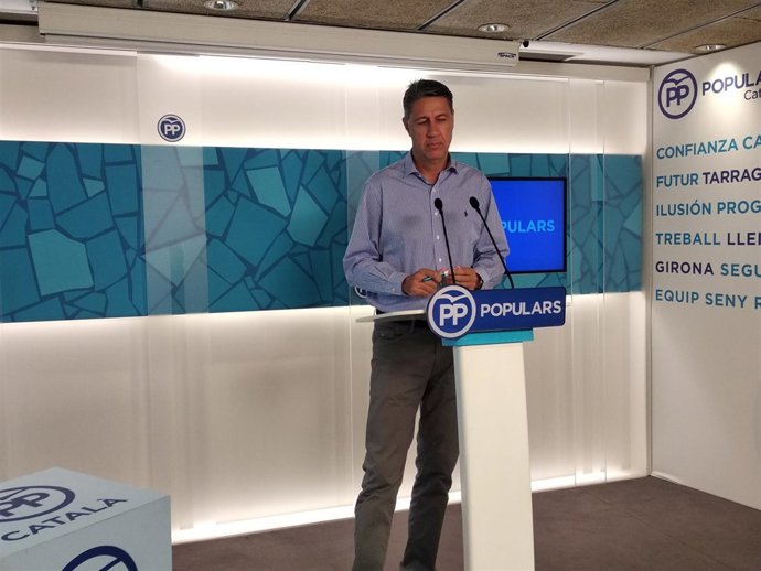 El presidente del PP catalán, Xavier García Albiol