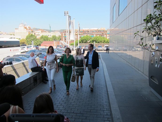 M.D.Cospedal, A.Pastor i J.Maroto (PP)