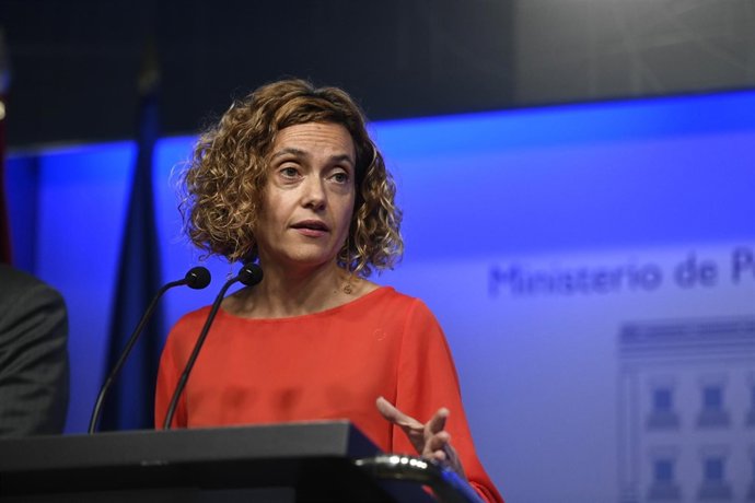 Rueda de prensa de Batet tras reunirse con los sindicatos de Función Pública