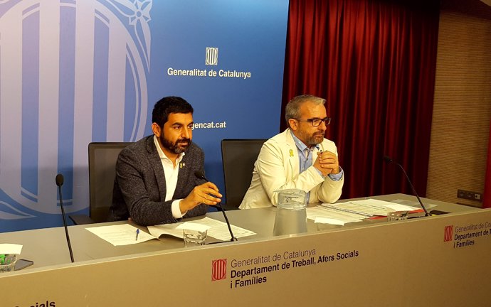 Chakir El Homrani i Josep Ginesta