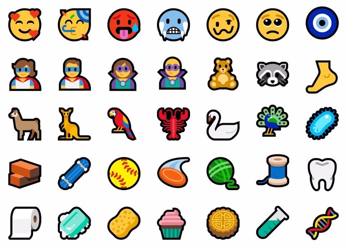 Emoji 11, emoji de Windows 10