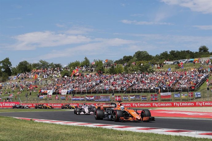 Fernando Alonso (McLaren) en el GP Hungría 2017