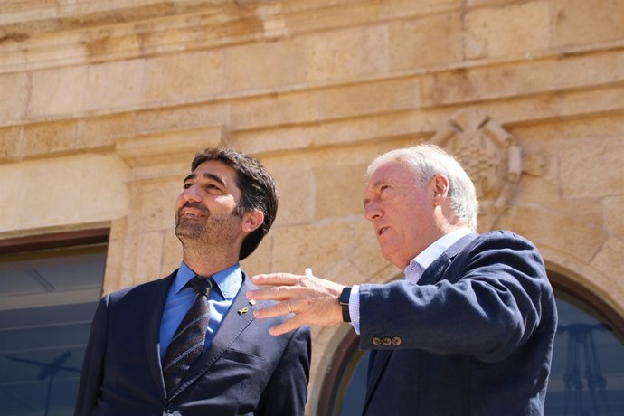 El conseller Jordi Puigneró i el pte.de la Diputació de Tarragona Josep Poblet