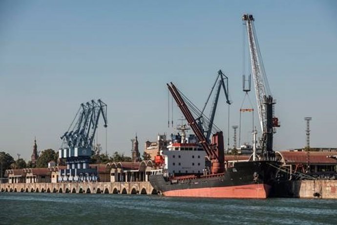 Muelle de Tablada, en Sevilla