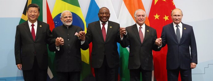 Los líderes de los BRICS