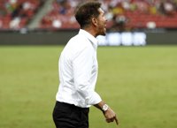 Simeone: "Estoy contento porque jugaron muchos jóvenes que se están integrando"