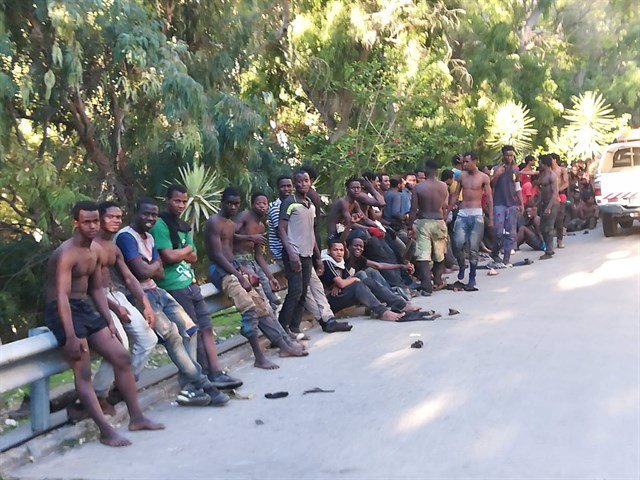Migrantes en Ceuta 