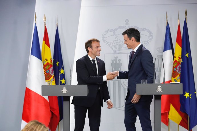 Macron se reúne con Sánchez en La Moncloa