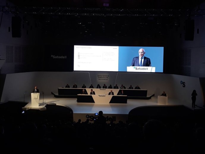 El president de Banc Sabadell, Josep Oliu