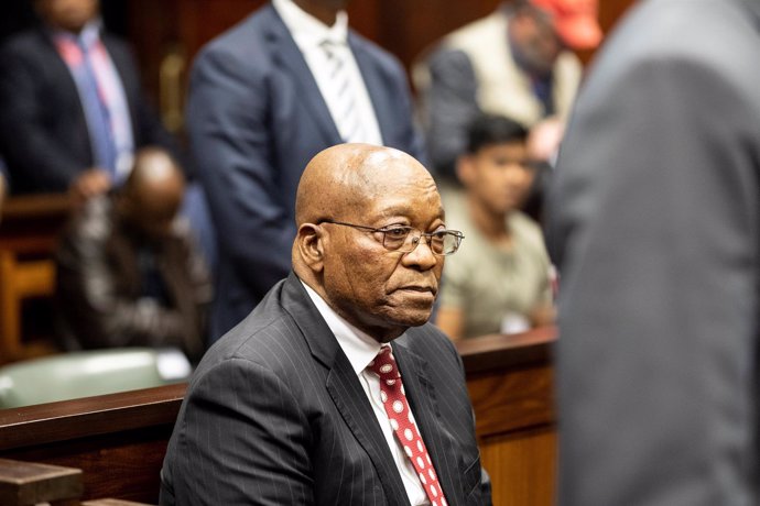 Zuma en una comparecencia ante un tribunal en Durban
