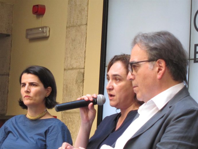 J.Carrera, A.Colau y J.Subirats