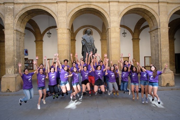 Alumnado partícipe del  'Campus Científico' de la US.