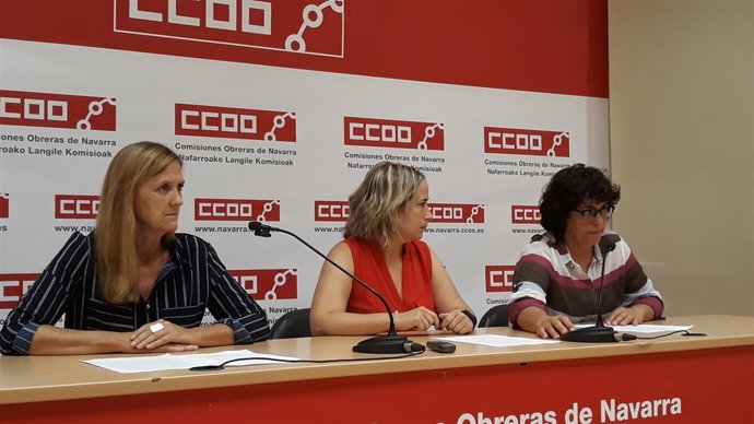 Ana López, Isabel Zabaleta y Ana Oliver