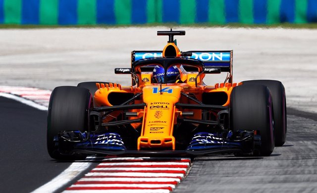 Fernando Alonso (McLaren) en Hungría