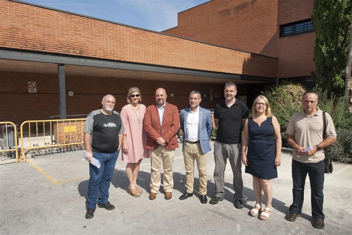 En la visita de este viernes al centro Iturrondo.