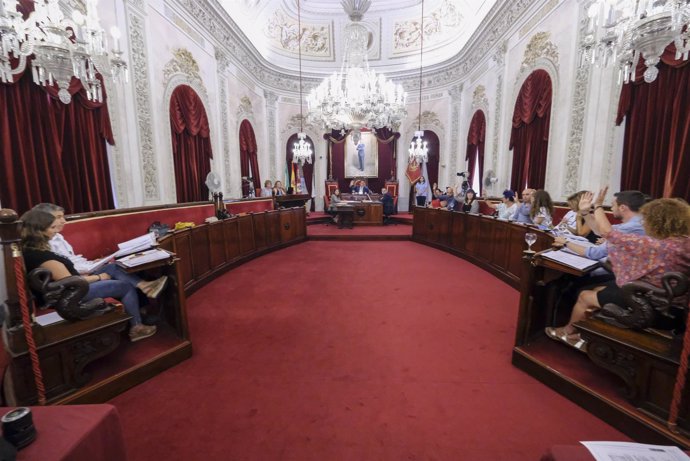 Salón de Pleno del Ayuntamiento de Cádiz