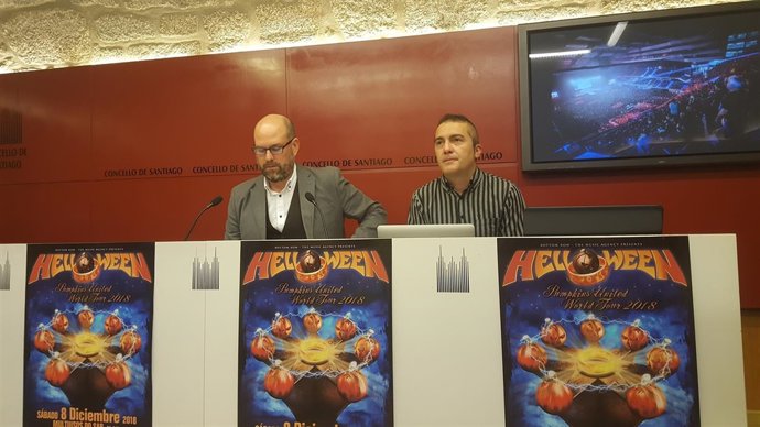 Presentación do concerto de Helloween en Santiago