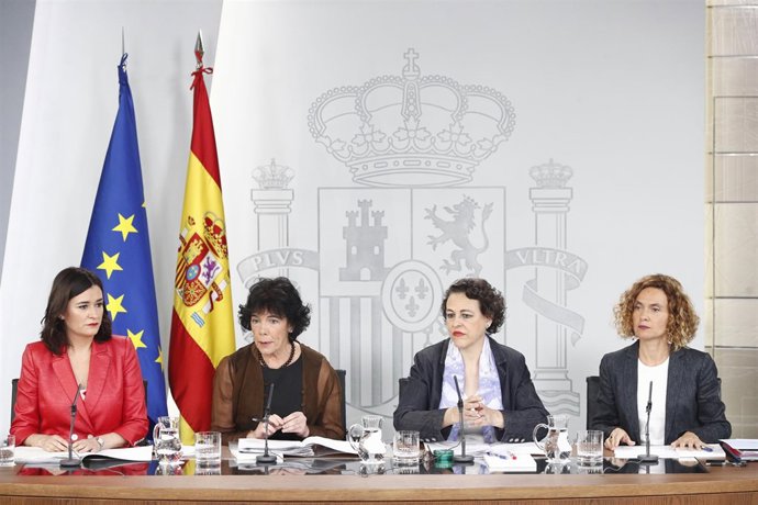 Rueda de prensa tras el Consejo de Ministros