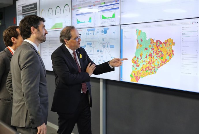 El presidente catalán, Quim Torra