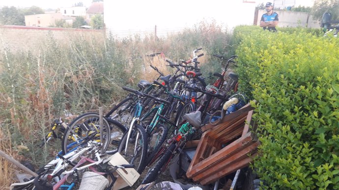 Bicicletas abandonadas en Valladolid