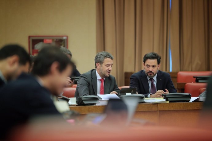Guillermo Mariscal (derecha), nuevo portavoz adjunto del PP en el Congreso