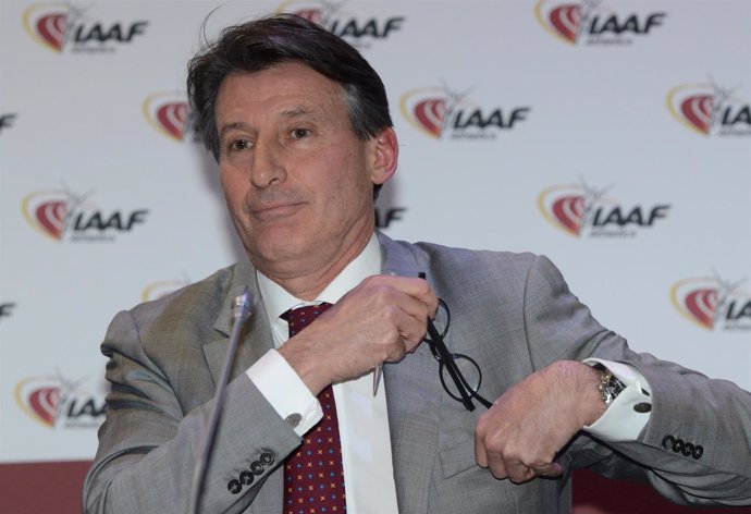 El presidente de la Federación Internacional de Atletismo (IAAF), Sebastian Coe