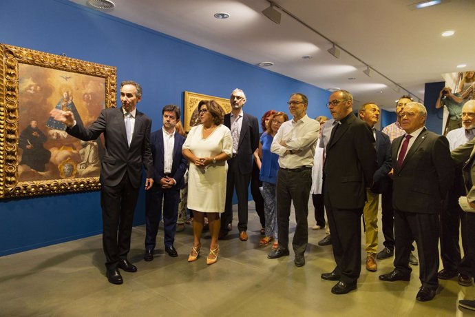Inauguración de la exposición de Fray Manuel Bayeu.