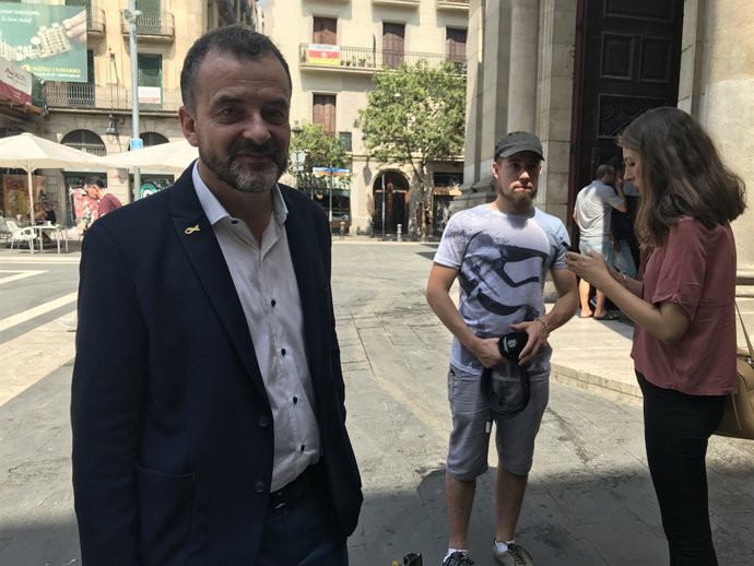 Alfred Bosch aquest matí en declaracions als mitjans