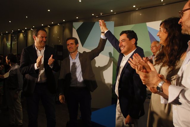 Casado y Moreno en la Junta Directiva del PP-A