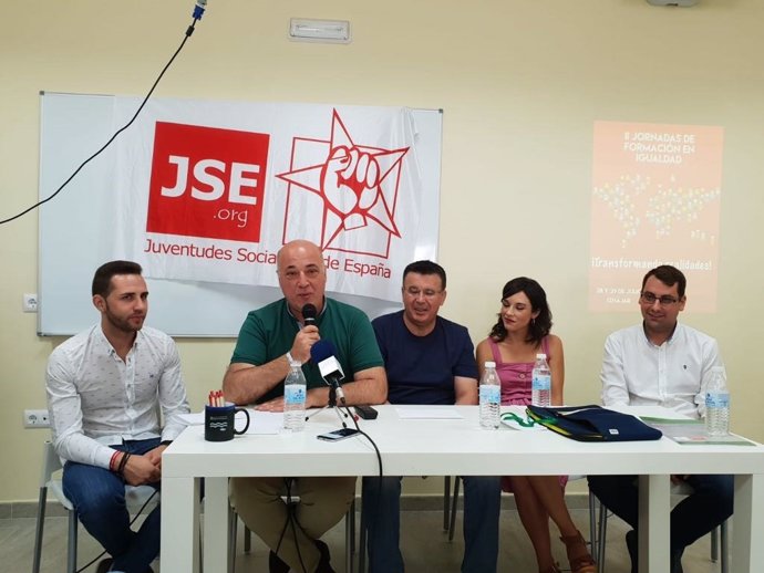 Acto de JSA con Antonio Ruiz (PSOE) en Iznájar (Córdoba)