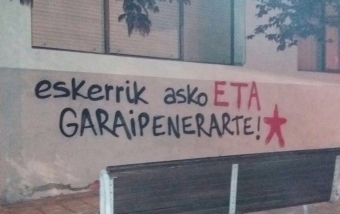 Pintadas de apoyo a ETA
