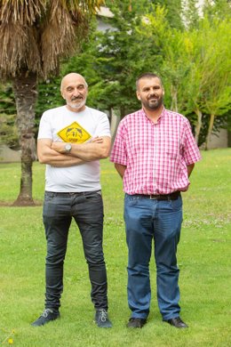 Los investigadores de la UPNA Humberto Bustince (izq.) y Javier Fernández.