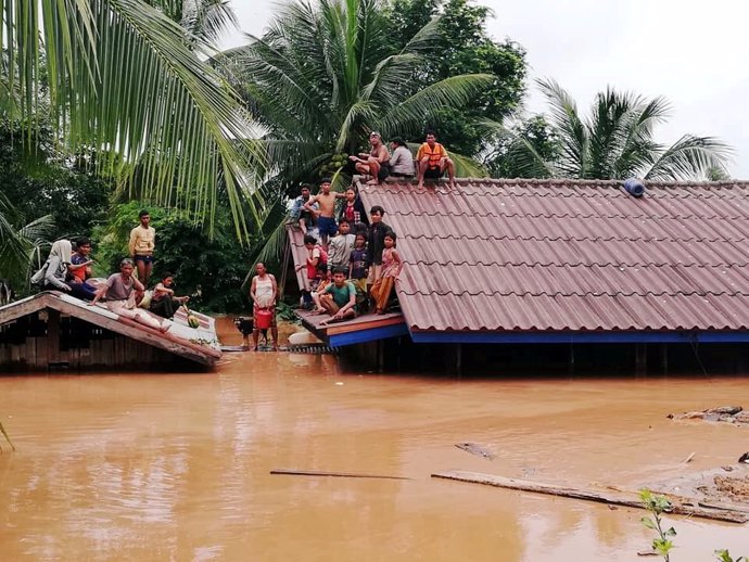 Inundaciones en Laos