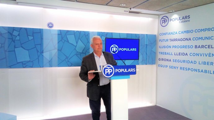 Santi Rodríguez, secretario general del PP catalán, en una foto de archivo