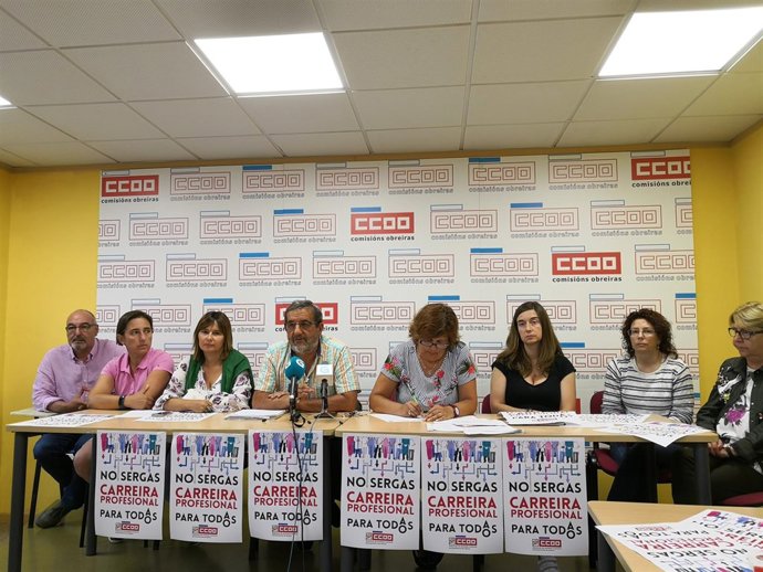 Rueda de prensa de CC.OO.