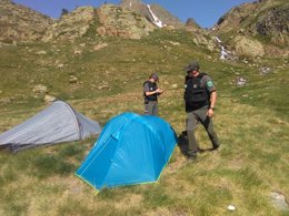Una campaña velará para evitar la acampada ilegal en el Parc de l'Alt Pirineu