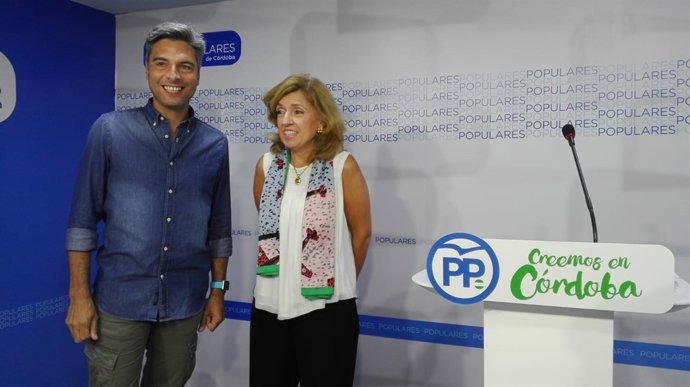 Lorite y Botella en la sede del PP de Córdoba