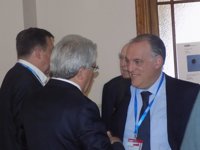 Tebas cree que la violencia en el fútbol es un problema estructural y tiene a los "más maleducados"