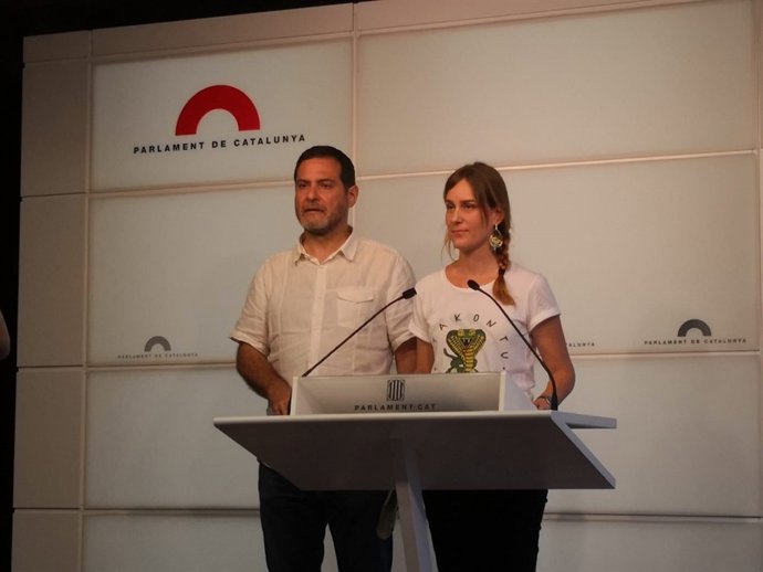 Josep Vendrell i Jéssica Albiach