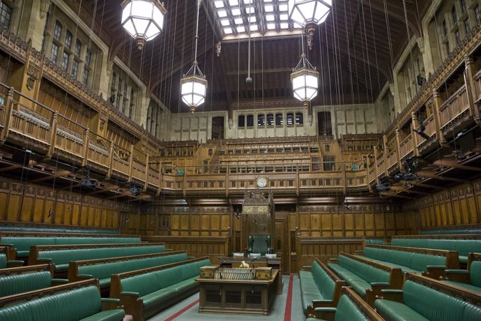 La Cámara de los Comunes de Reino Unido.