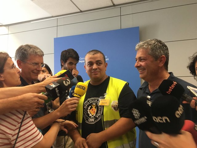 Alberto Álvarez (Élite Taxi) i Luis López (ATC)
