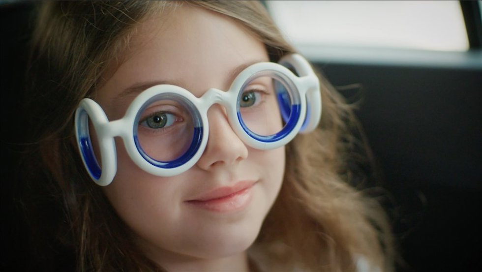 Las gafas que evitan el mareo en los viajes de Citroën