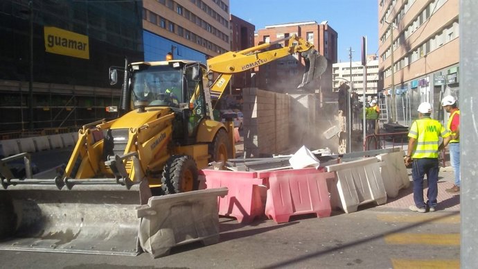 Retoman obras del metro tramo Renfe-Guadalmedina