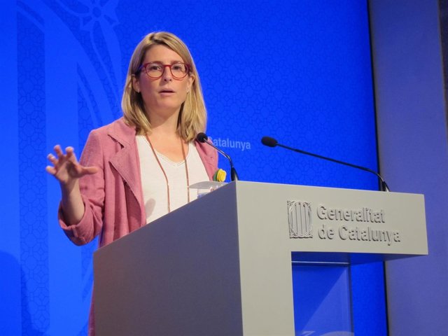 La consellera y portavoz del Govern, Elsa Artadi                               