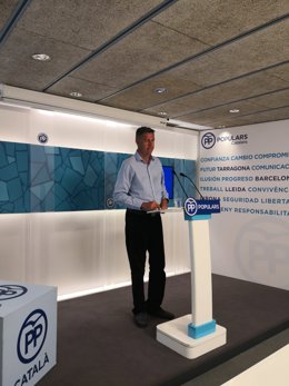 El presidente del PP de Catalunya, Xavier García Albiol