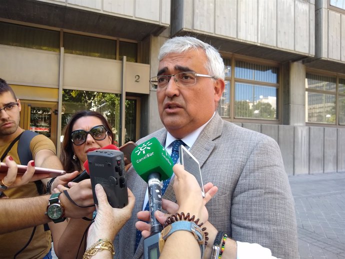 El consejero Ramírez de Arellano atiende a los medios antes del CPFF