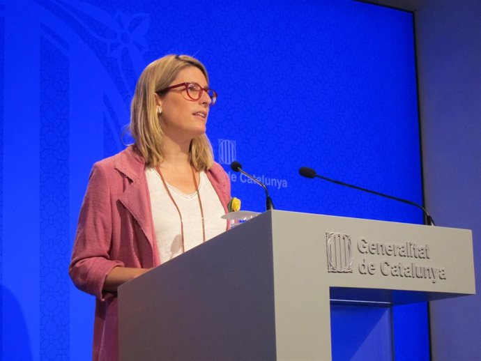 La consellera y portavoz del Govern, Elsa Artadi