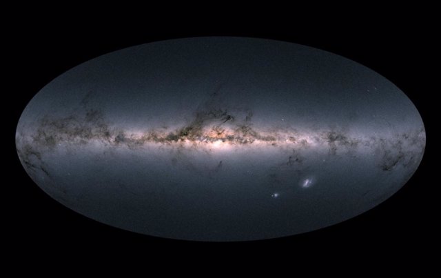 Imagen de la Vía Láctea captada por la misión Gaia