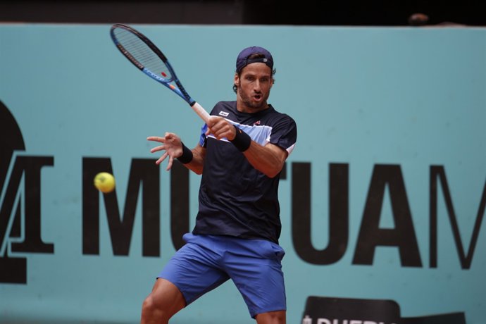 Feliciano López en el Mútua Madrid Open